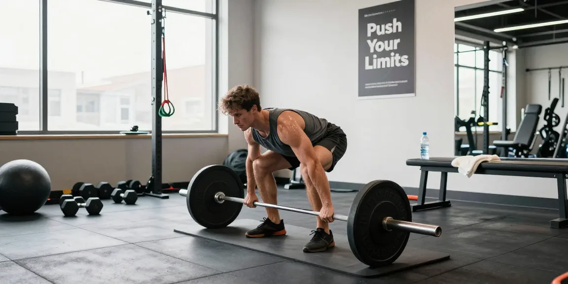 Astera Shop offers a vibrant fitness scene with dynamic weightlifting moments in a modern gym.