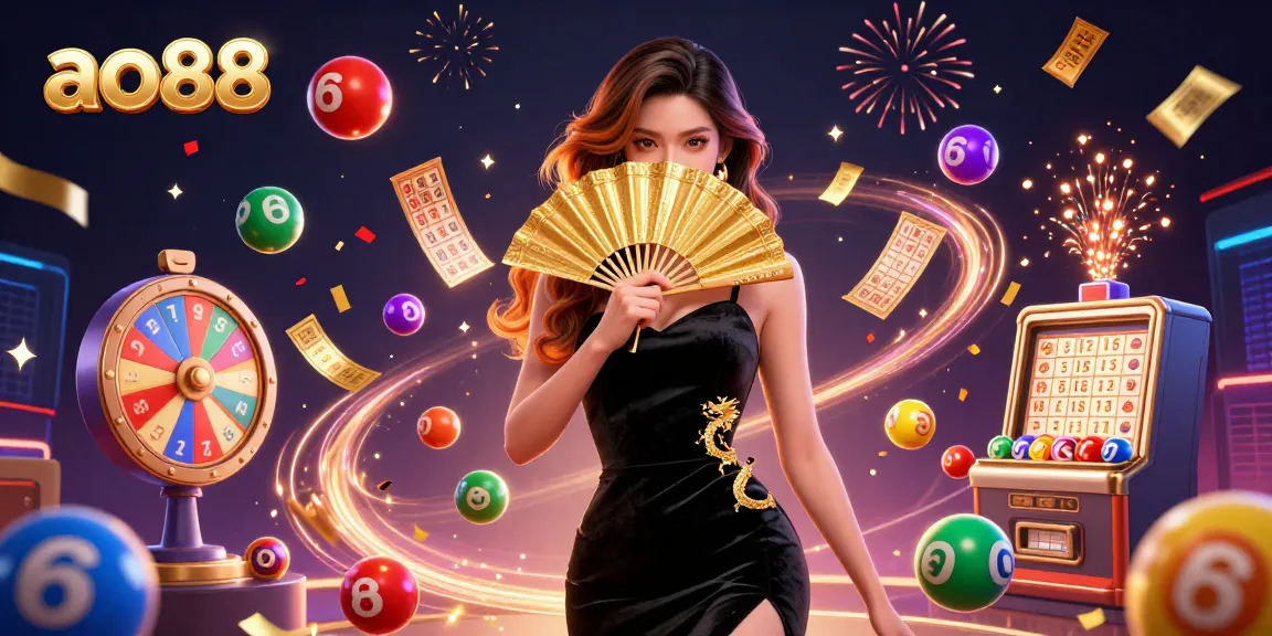 ao88 interactive bingo experience packed with dynamic colorful elements and engaging lottery themes.