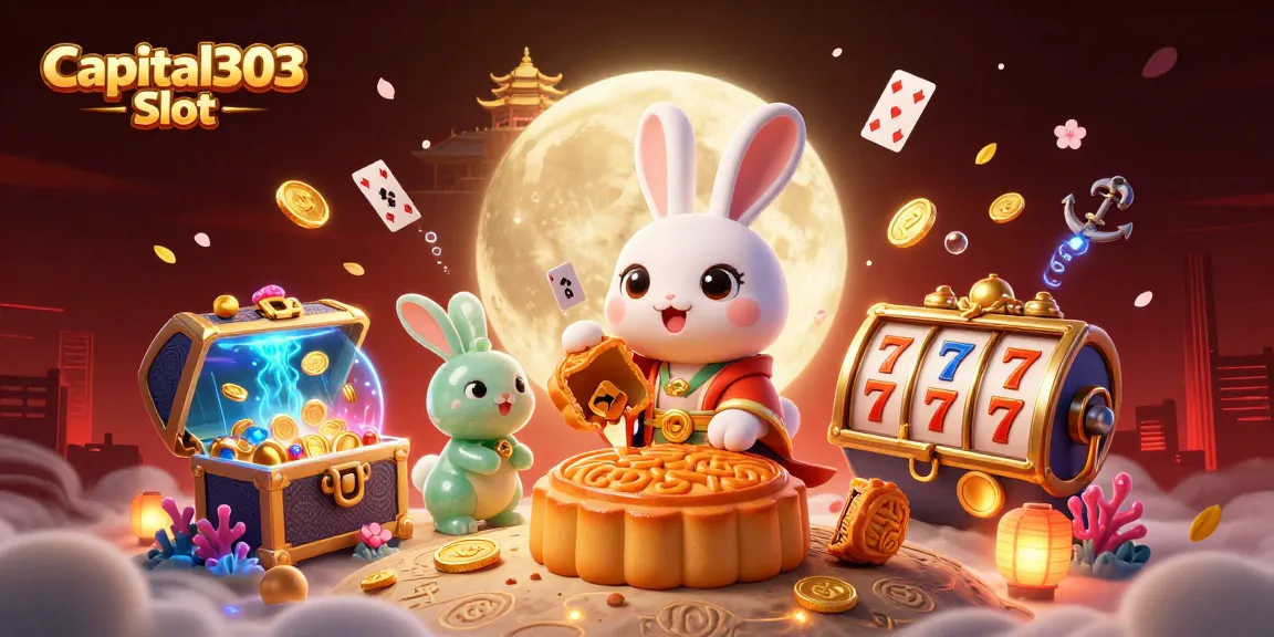 Spin the reels on Capital303 Slot for big wins surrounded by fortune-themed elements.