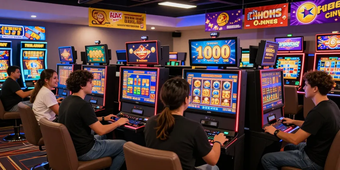 Dynamic online slot gaming experience showcasing players engaged with slot online games and vibrant casino atmosphere.