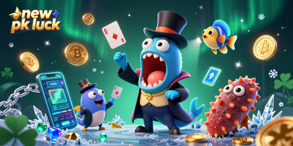 Experience big wins at new pk luck casino with vibrant gaming elements and characters.