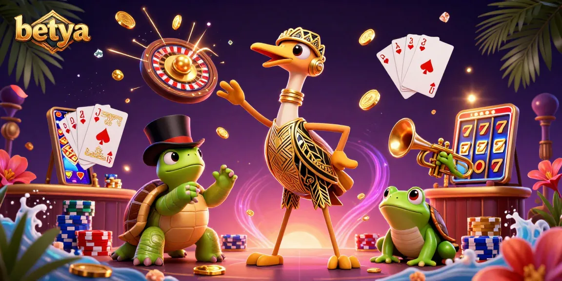 Experience thrilling wins at betya casino with vibrant characters and dynamic gaming action.