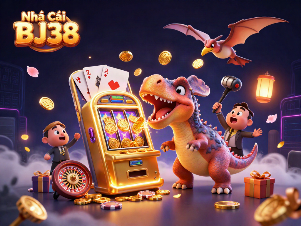 Engage in winning jackpots at Nhà cái BJ38 with dynamic slots, thrilling characters, and rich casino elements.