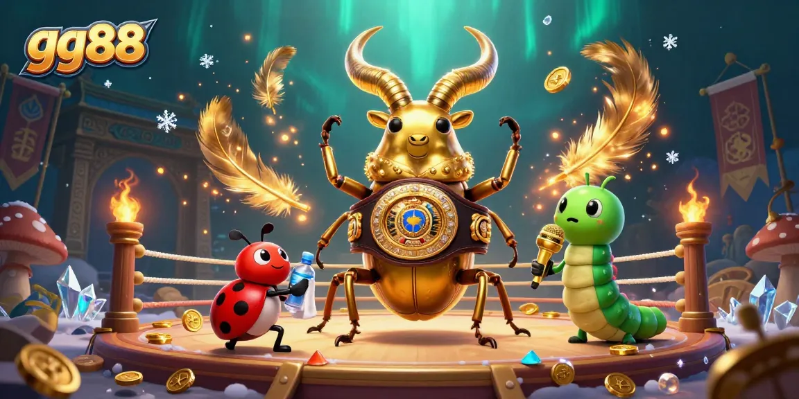 Join the action at gg88 with vibrant casino-themed characters and dynamic elements in this lively illustration.