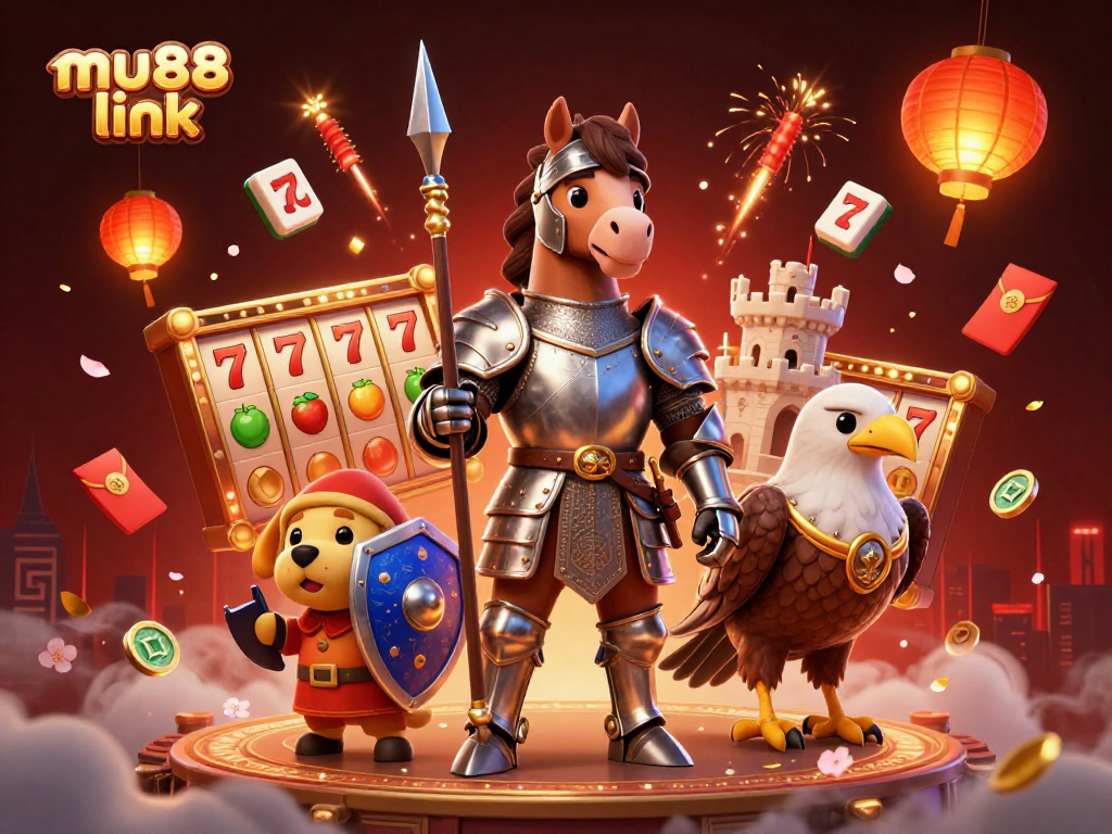 Experience a thrilling mu88 link adventure with dynamic 3D medieval casino characters and vibrant game elements