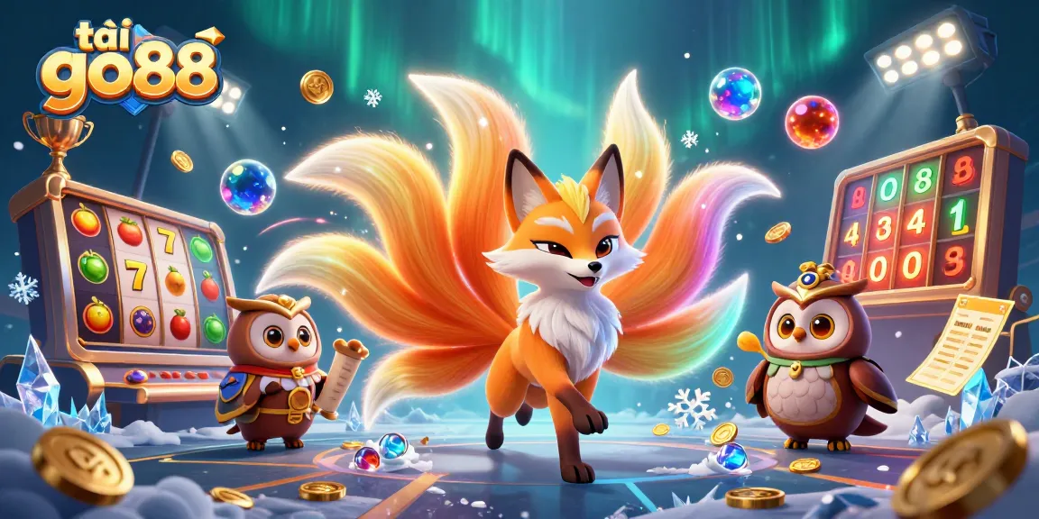 Engage with the vibrant world of tải go88, showcasing a colorful casino scene with animated characters and thrilling game elements.