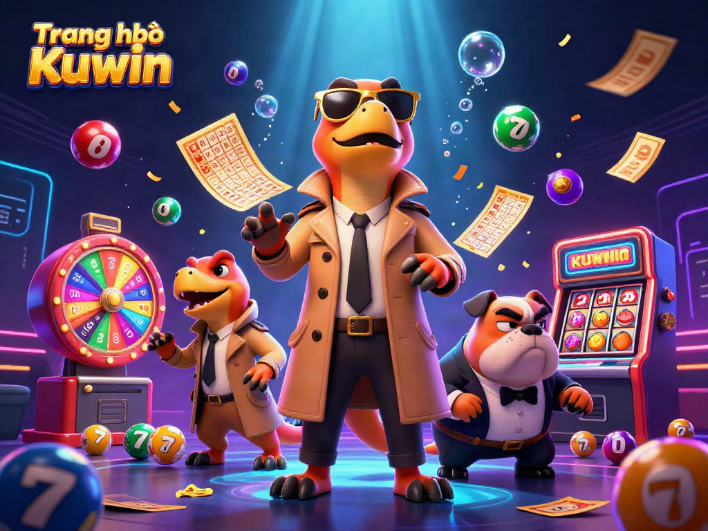 Win big at Trang chủ Kuwin with vibrant casino games and animated lottery excitement!