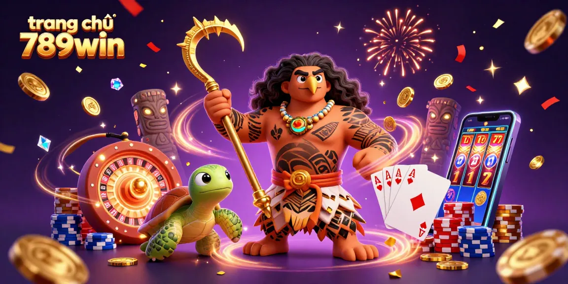 Try your luck on trang chủ 789win with cascading coins and a magical casino atmosphere.