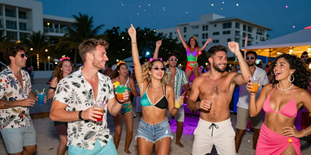 Hire strippers for a Miami bachelor party celebration with energetic dancers and vibrant nightlife.