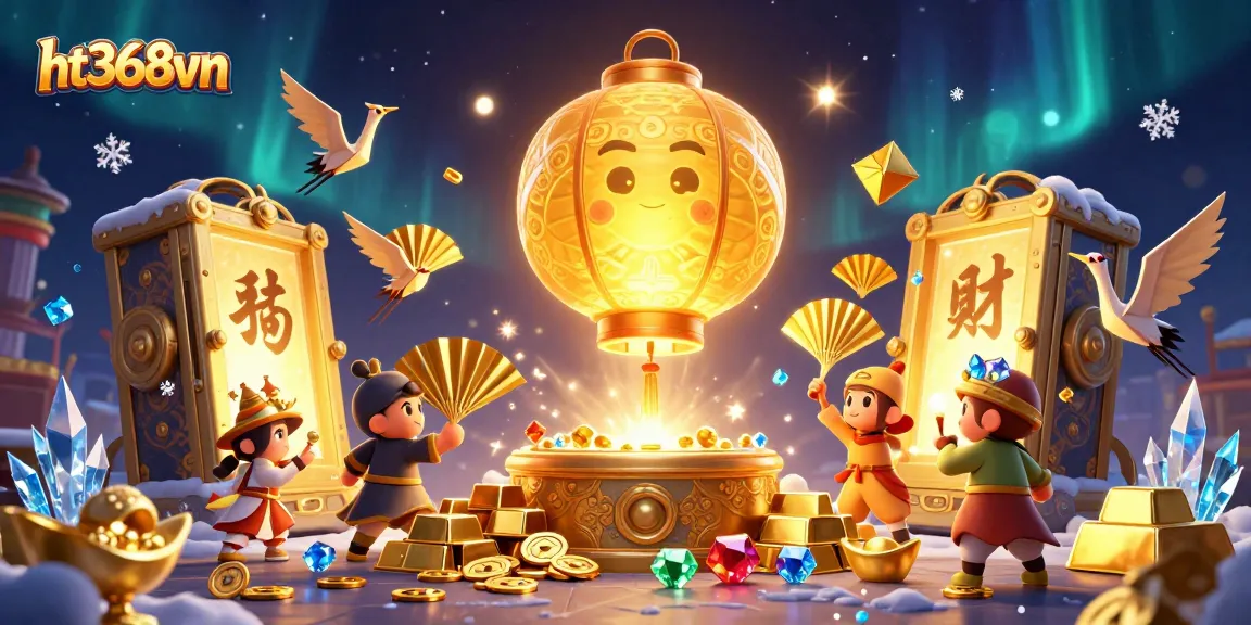 Experience vibrant gaming at ht368vn with a golden lantern spirit and treasures galore.