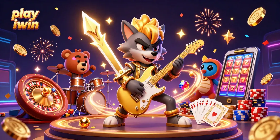 Play iwin and enjoy a vibrant casino experience with exciting games, coin cascades, and dynamic characters.