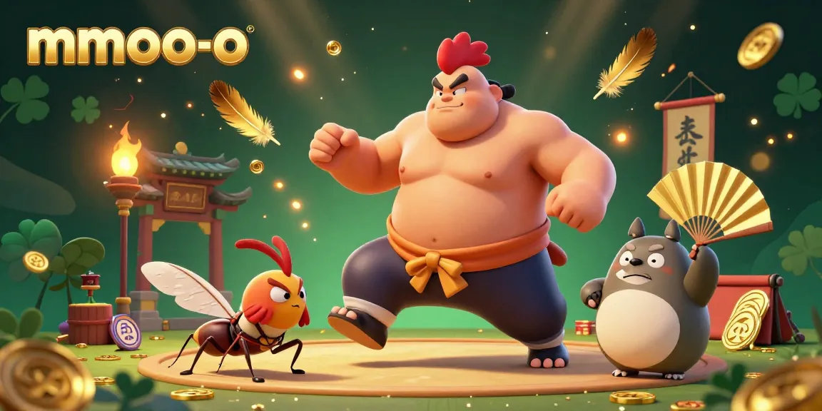 Watch the mmoo-o gaming excitement unfold with dynamic characters in an energetic betting arena.