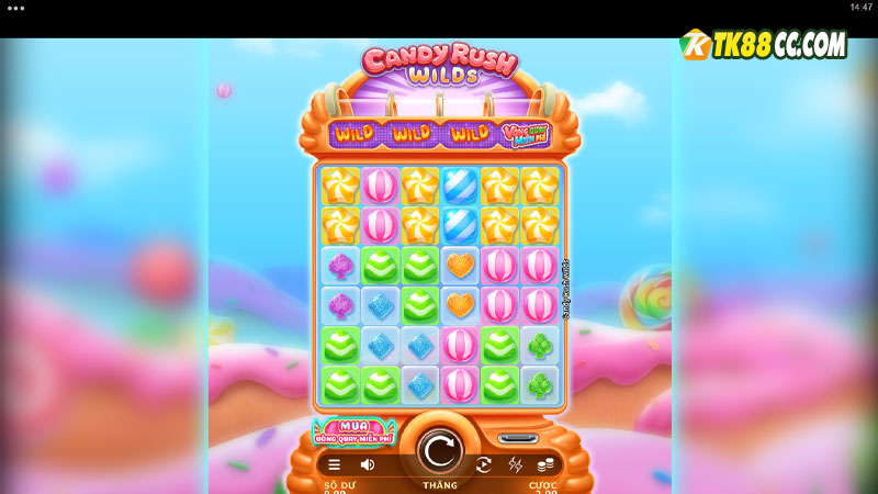 Candy rush tại microgaming