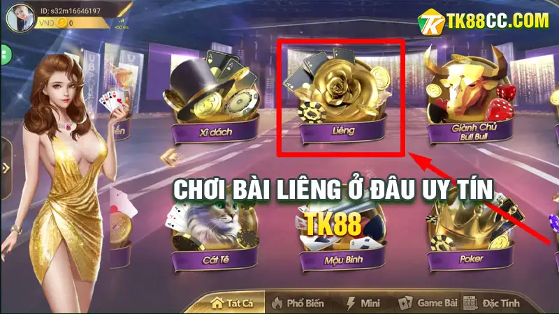 Chơi bài liêng ở đâu uy tín?