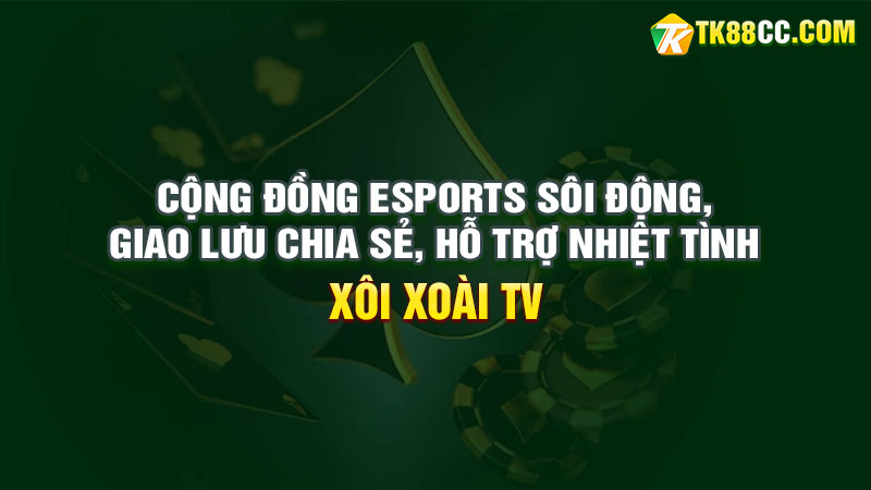 Cộng đồng esports sôi động, giao lưu chia sẻ, hỗ trợ nhiệt tình