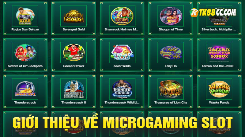 Giới thiệu về microgaming slot